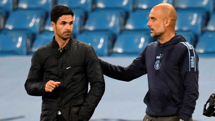 Arsenal coach says title race isn't over for Man City