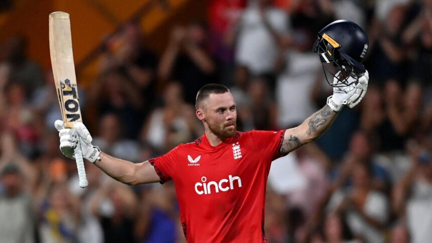 Phil Salt’s century and Saqib Mahmood’s four wickets lead England to a big win