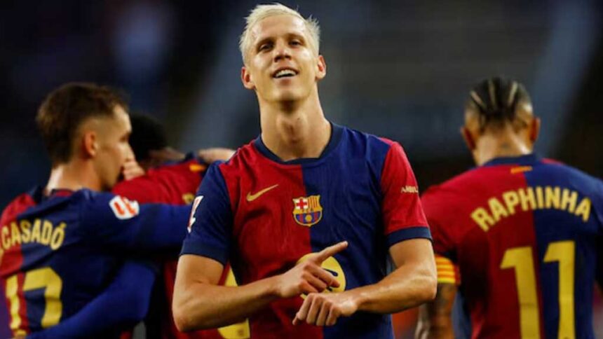 Dani Olmo could be unavailable for Barcelona in January