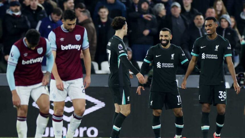 Liverpool ends the year with a big win