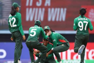 Bangladesh defeats Scotland to reach super six