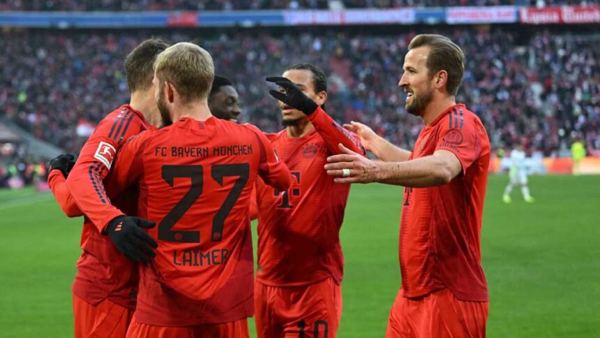 Bayern’s 3-2 win over Wolfsburg secures top place