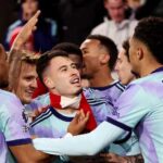 Brentford beaten as Arsenal return to second place