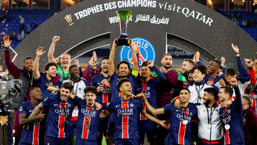 Dembélé's strike wins French Super Cup for PSG