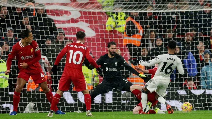 Liverpool and Man United share points in an epic match