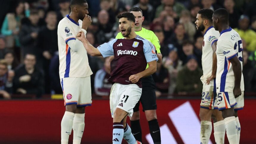 Aston Villa beats Chelsea with Asensio’s two goals