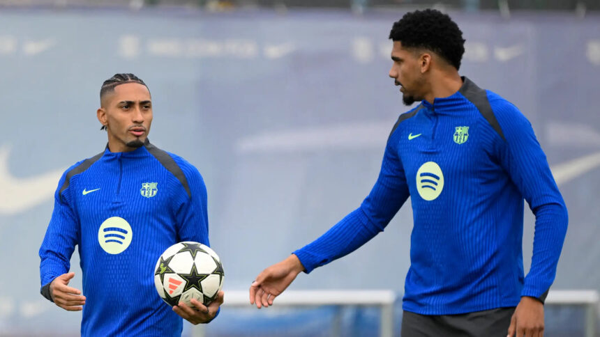 Araujo and Raphinha to miss the game against Osasuna