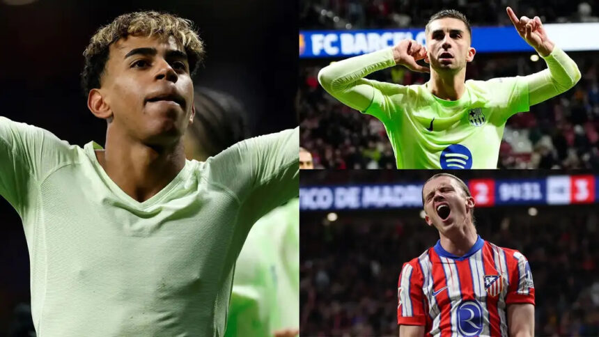 Barcelona overcomes 2 goal deficit to beat Atletico