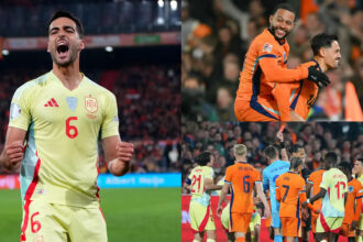 Late goal helps Spain avoid defeat in Netherlands