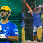 MS Dhoni focuses only on six hitting practice