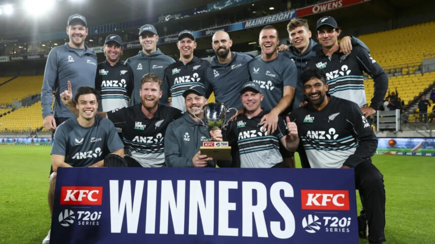 New Zealand won by 8 wickets against Pakistan