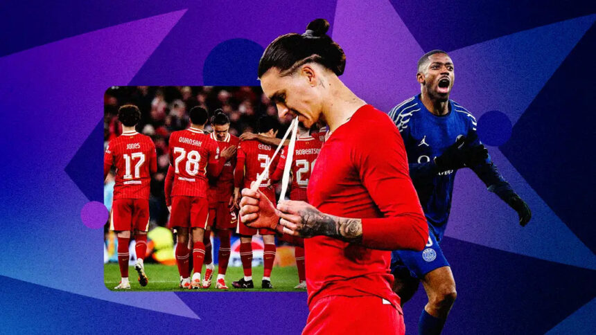 PSG defeat Liverpool to secure quarter final spot