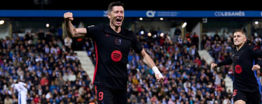 Barcelona beats Leganés in away match