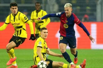Barcelona’s Olmo set for Dortmund return leg