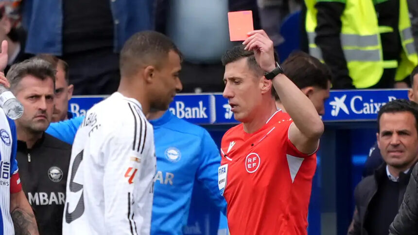 Coach says Mbappé red card was fair