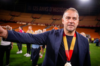 Flick celebrates Copa Del Rey, eyes treble glory