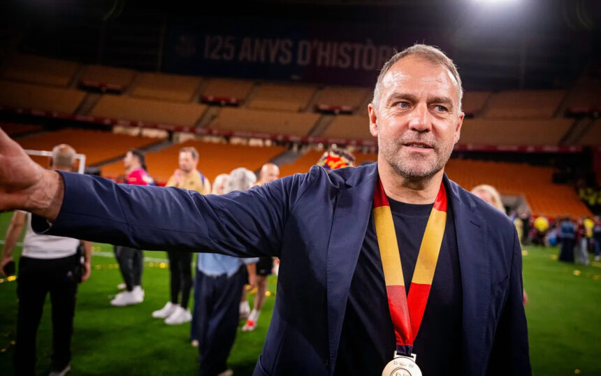 Flick celebrates Copa Del Rey, eyes treble glory
