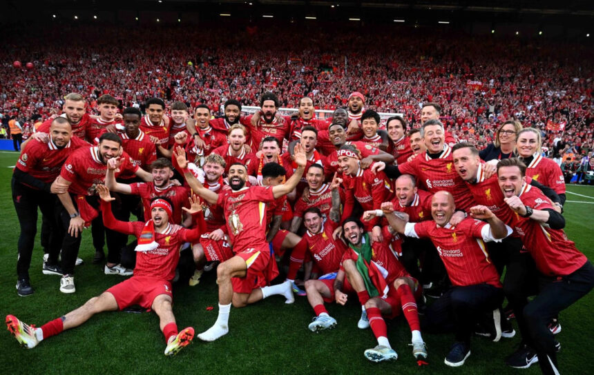 Liverpool celebrate their title party