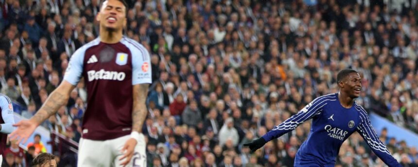 PSG beat Villa to reach semi-finals