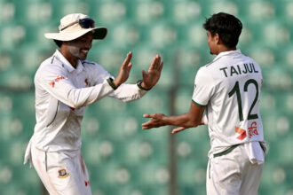 Taijul’s spin lifts Bangladesh late in the day