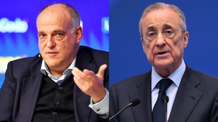 Tebas criticizes Real Madrid president’s threats