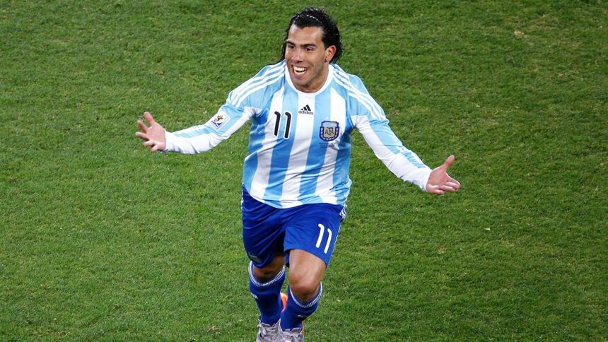 Tevez organizes historic match with football legends