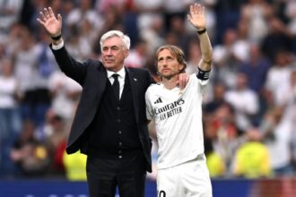 Farewell mood at Bernabeu despite Mbappe show