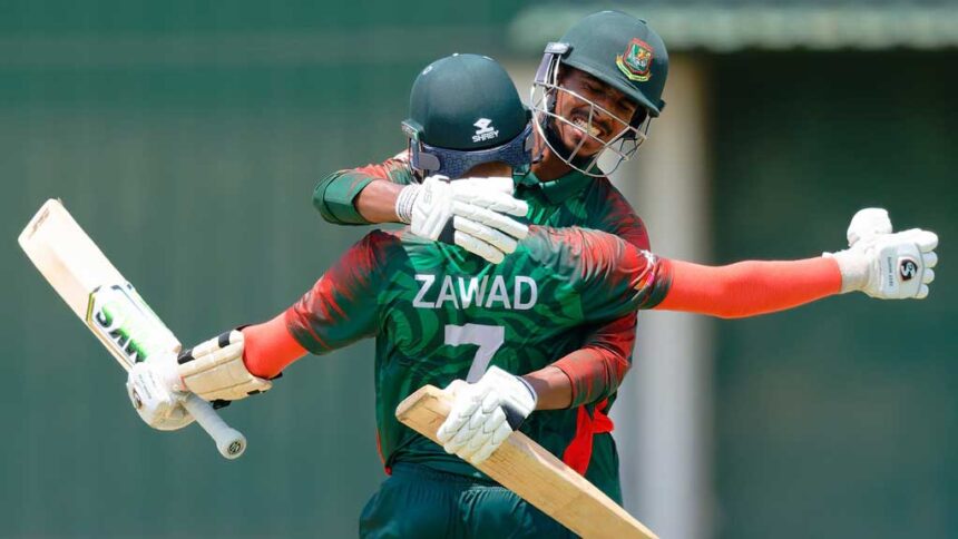 Jawad century powers Bangladesh U19 to victory