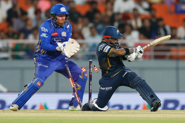 Mumbai Indians win to eliminate Gujarat Titans from the IPL