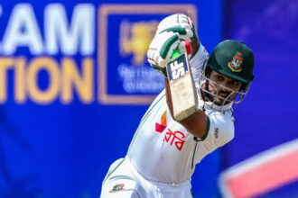 Bangladesh declare after Shanto’s brilliant 100