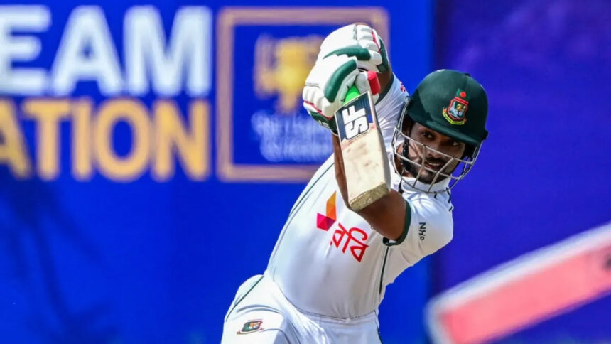 Bangladesh declare after Shanto’s brilliant 100
