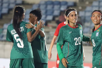 Bangladesh hit 5 goal Bahrain in first half