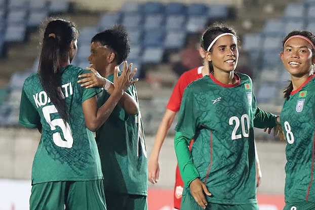 Bangladesh hit 5 goal Bahrain in first half