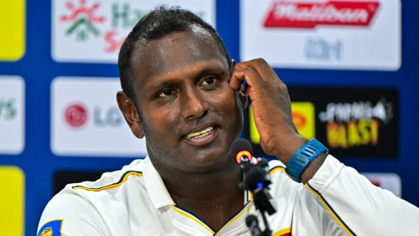 Mathews says timed out was unfortunate but no anger