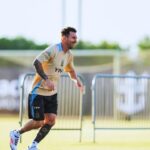 Messi returns to Argentina training after seven months