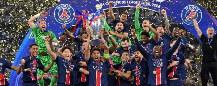 PSG crush Inter Milan to win UCL