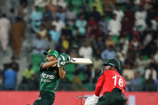 Pakistan thrash Bangladesh despite 196 run chase