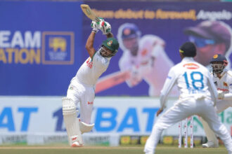 Sadman and Shanto lead Bangladesh near 200 run lead