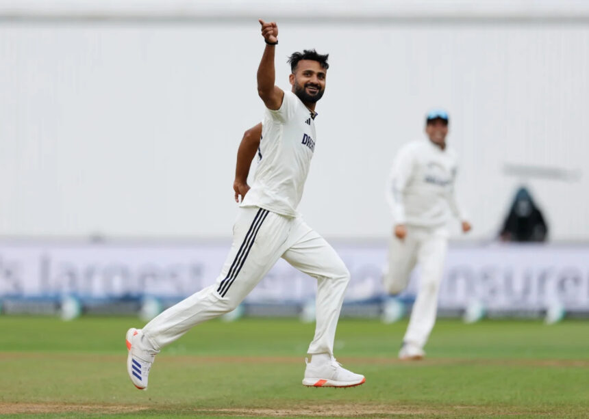 Akash Deep sidelined due to muscle cramp injury