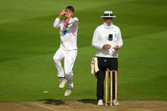 Archie Vaughan claims two six-wicket hauls in youth test