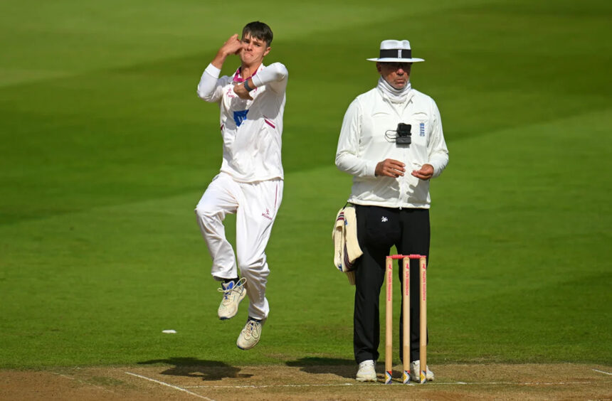 Archie Vaughan claims two six-wicket hauls in youth test