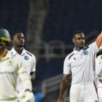 Australian batting crumbles under Shamar and Seales fire