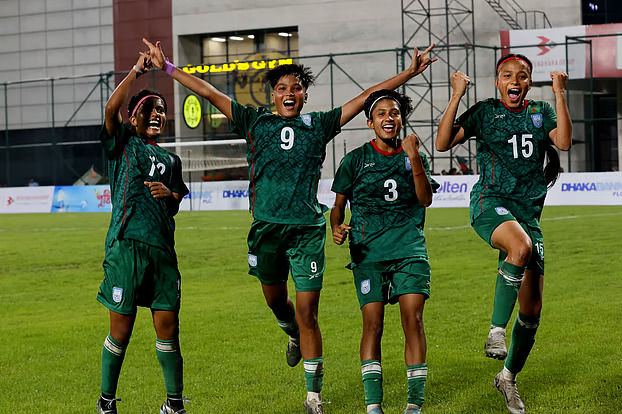 Bangladesh beat Nepal in fiery red-card showdown