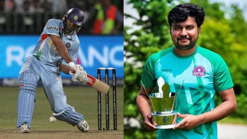 Bulgarian batter joins Yuvraj and Pollard with six sixes in an over