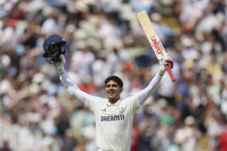Gill makes history in India’s Test cricket