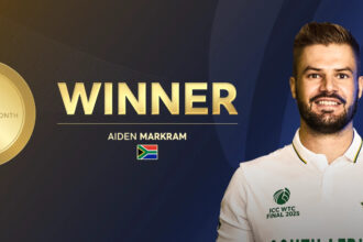 Markram named player of the month for june