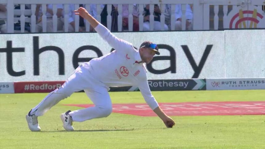 Root breaks Dravid’s record with spectacular catch