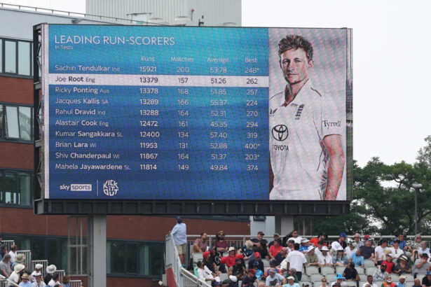 Root surpasses Ponting now second after Dravid