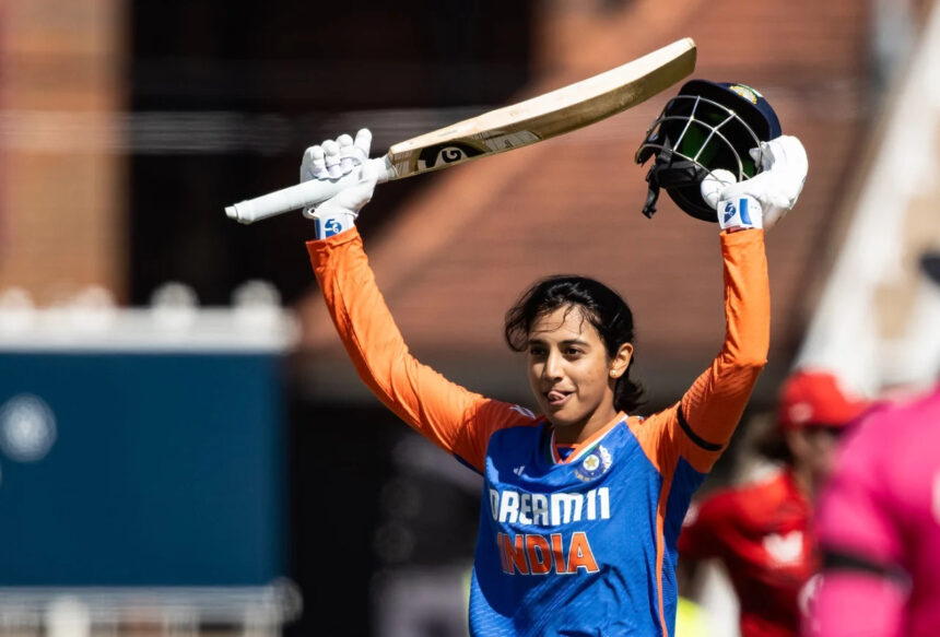 Smriti Mandhana nears top of T20I rankings