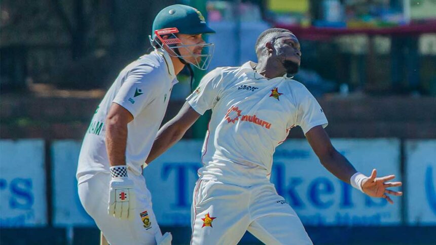 Zimbabwe bowler penalized over Pretorius incident